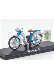1:24 Motorcycle magazine #73 with souvenir Riga-1 45cc