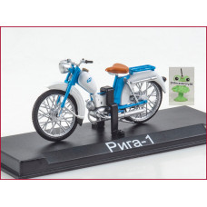 1:24 Motorcycle magazine #73 with souvenir Riga-1 45cc