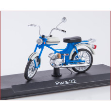 1:24 Motociklu žurnāls #52 ar suvenīru Rīga-22 50cc