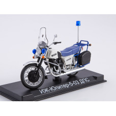 1:24 Motorcycle magazine #4s with souvenir Izh Planete 5-003-DPS Police