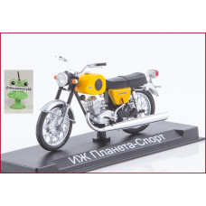 1:24 Motorcycle magazine #65 with souvenir Izh Planeta Sport