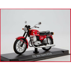 1:24 Motorcycle magazine #8 with souvenir CZ 350/472