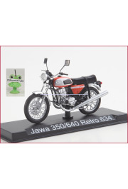 1:24 Motorcycle magazine #77 with souvenir JAWA 350/640 Retro 634