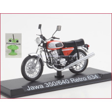 1:24 Motorcycle magazine #77 with souvenir JAWA 350/640 Retro 634