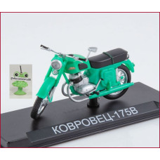1:24 Motorcycle magazine #68 with souvenir Kovrovets 175V 