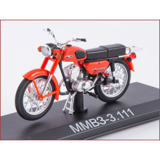 1:24 Motociklu žurnāls #54 ar suvenīru MMVZ-3.111 Minsk