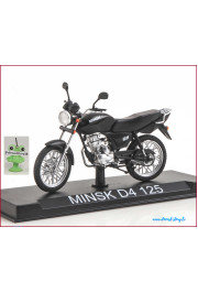 1:24 Motorcycle magazine #83 with souvenir MINSK D4 125cс (2015)