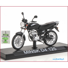 1:24 Motorcycle magazine #83 with souvenir MINSK D4 125cс (2015)