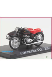 1:24 Motorcycle magazine #81 with souvenir Pannonia TLF 250 sidecar Duna