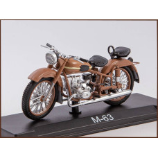1:24 Motorcycle magazine #10 with souvenir M-63 urals solo