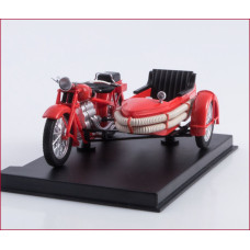 1:24 Motorcycle magazine #3s with souvenir L-600 fire
