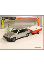 1:43 LADA 2108 with camping trailer Skif