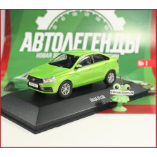 1:43 Magazine #1 with souvenir LADA Vesta