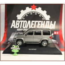 1:43 Žurnāls #9 ar suvenīru UAZ 3163 Patriot 2016 gada versija