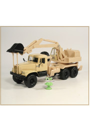 1:43 KrAZ 255B ATEK EO-4421 6x6 exkavator