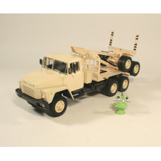 1:43 KrAZ 64372 mežavedējs ar piekabi GKB 9871