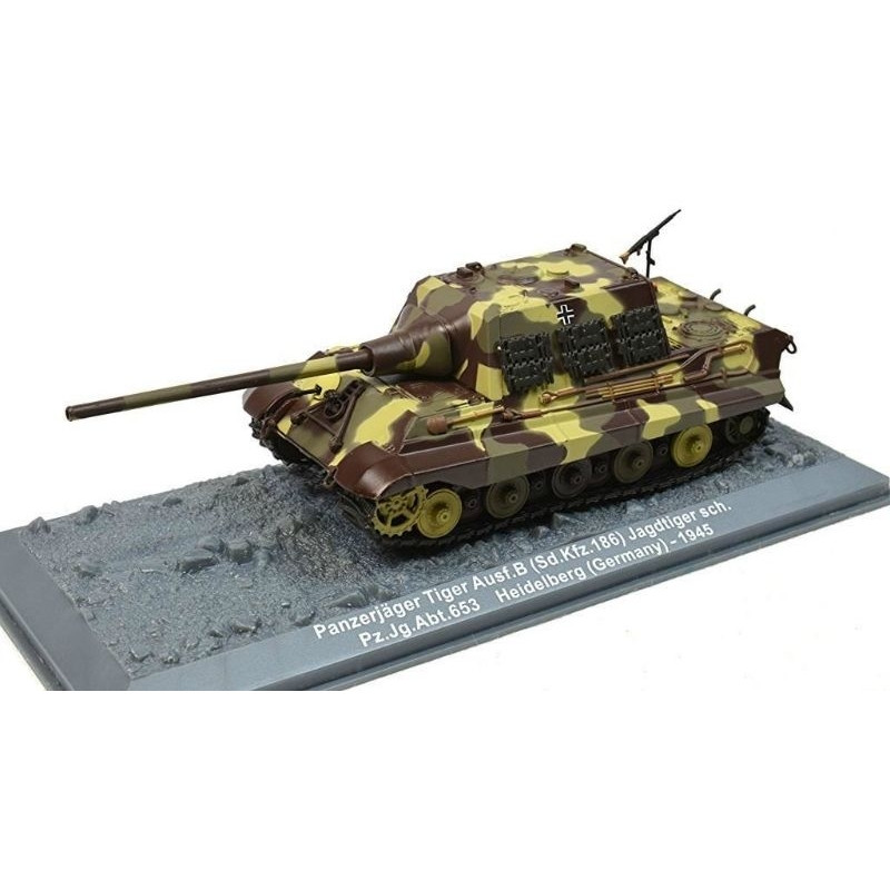 Sd.Kfz.186 Panzerjager Tiger B Jagdtiger 1945 Diecast Diecast ALTAYA IXO 1:72 