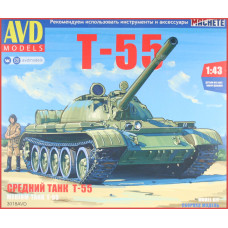 1:43 T-55 3018AVD saliekams modelis 