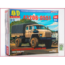 1:43 Miass 43206-0551 flatbed truck KIT 
