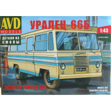 1:43 URALETS 66B autobuss, saliekams modelis