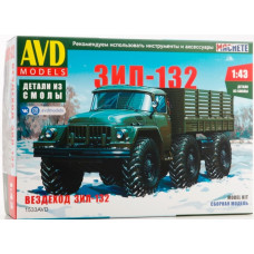 1:43 ZIL132 6x6 flatbed truck model kit
