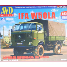 1:43 IFA W50LA kravas kaste saliekams modelis 