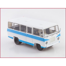 1:43 Žurnāls #67 ar suvenīru kolhozu autobusu URALEC-66