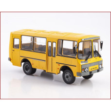 1:43 Žurnāls #59 ar autobusu suvenīru PAZ 3206 4x4