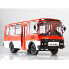 1:43 Žurnāls #2 ar suvenīru PAZ 3205 lauku maršrutu autobuss