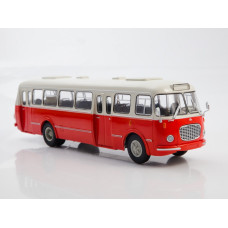 1:43 Žurnāls #35 ar suvenīru Skoda 706 RTO pilsētas maršrutu autobuss