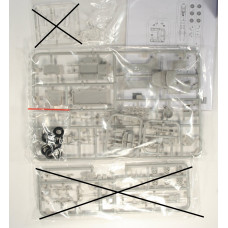 1:72 Prefabricated model snow blower DE-210 ZIL 131 Defect 