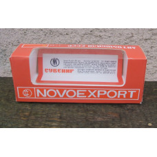 1:43 Moskvitch Novoexport box, typographical copy