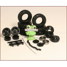 1:43 GAZ 51A wheel set, 6 holes