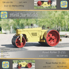 1:43 D-211 soviet 10-ton Road roller KIT
