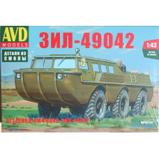 1:43 ZIL 49042 saliekams modelis. amfībija