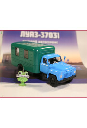 1:43 Magazine #119 with souvenir truck GAZ 52 LUAZ 37031 Mobile Workshop