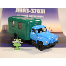 1:43 Magazine #119 with souvenir truck GAZ 52 LUAZ 37031 Mobile Workshop
