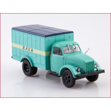 1:43 Magazine #96 with souvenir GAZ 51 KHA-2-57 fourgon "Bread" 