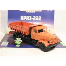 1:43 Žurnāls #46 ar suvenīru pašizgāzējs KRAZ 222