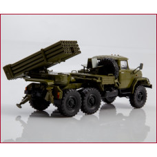 1:43 Magazine #49 with souvenir ZIL 131 Grad-1
